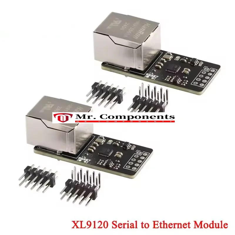 1Pc-2Pcs CH9120 Network Serial Port to Ethernet Module XL9120 Single Computer Transparent Transmission TCP/IP UDP CLIENT SERVER