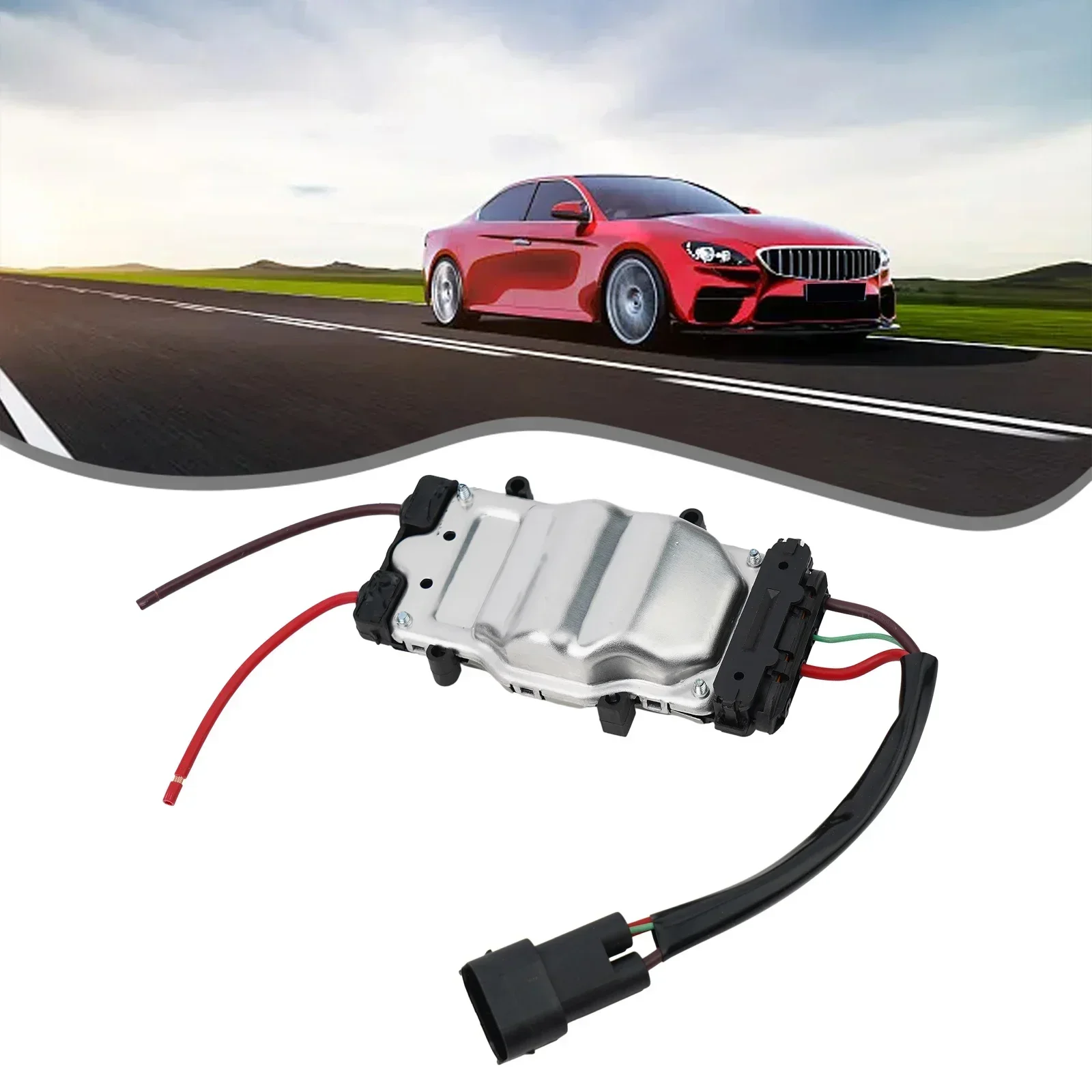 Radiator Fan Control Module For BMW 3 Series E46 7525508 17117561757 Easy Installation Improved Heat Sink Charging Capability