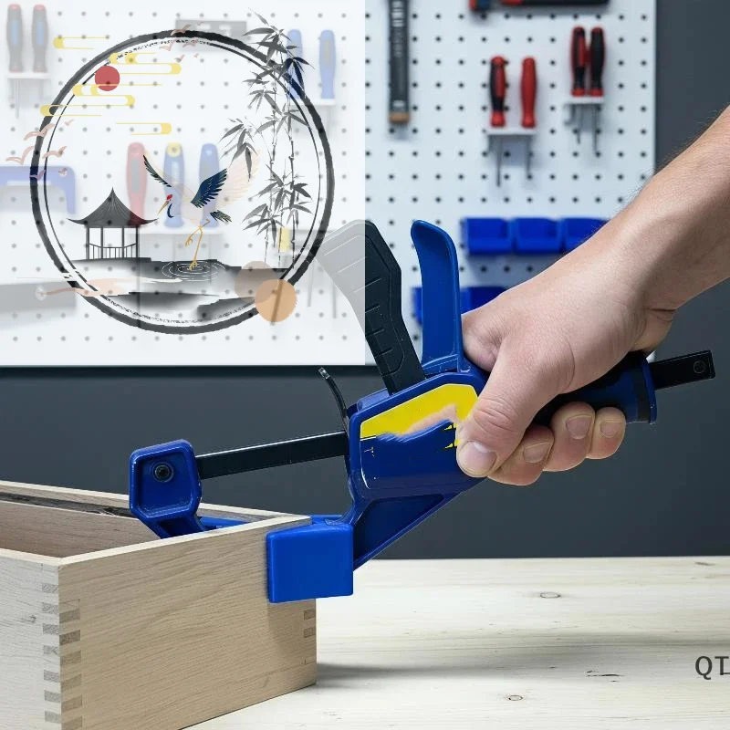 Irwin Quick Grip Bar Clamp Angle Clamp Adapter Heavy Duty Easy One Handed Operation For Woodworking DIY Home Repair Jobs