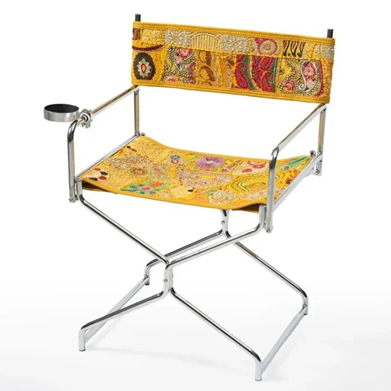 Folding chair portable casual back chair