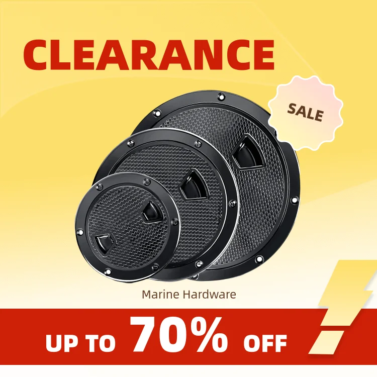 Clearance_Boat อุปกรณ์เสริมเรือ Hatch 4 "6" 8 "ABS รอบลื่นตรวจสอบ Hatch w/ฝาครอบที่ถอดออกได้สําหรับ Marine เรือ Yacht_Con