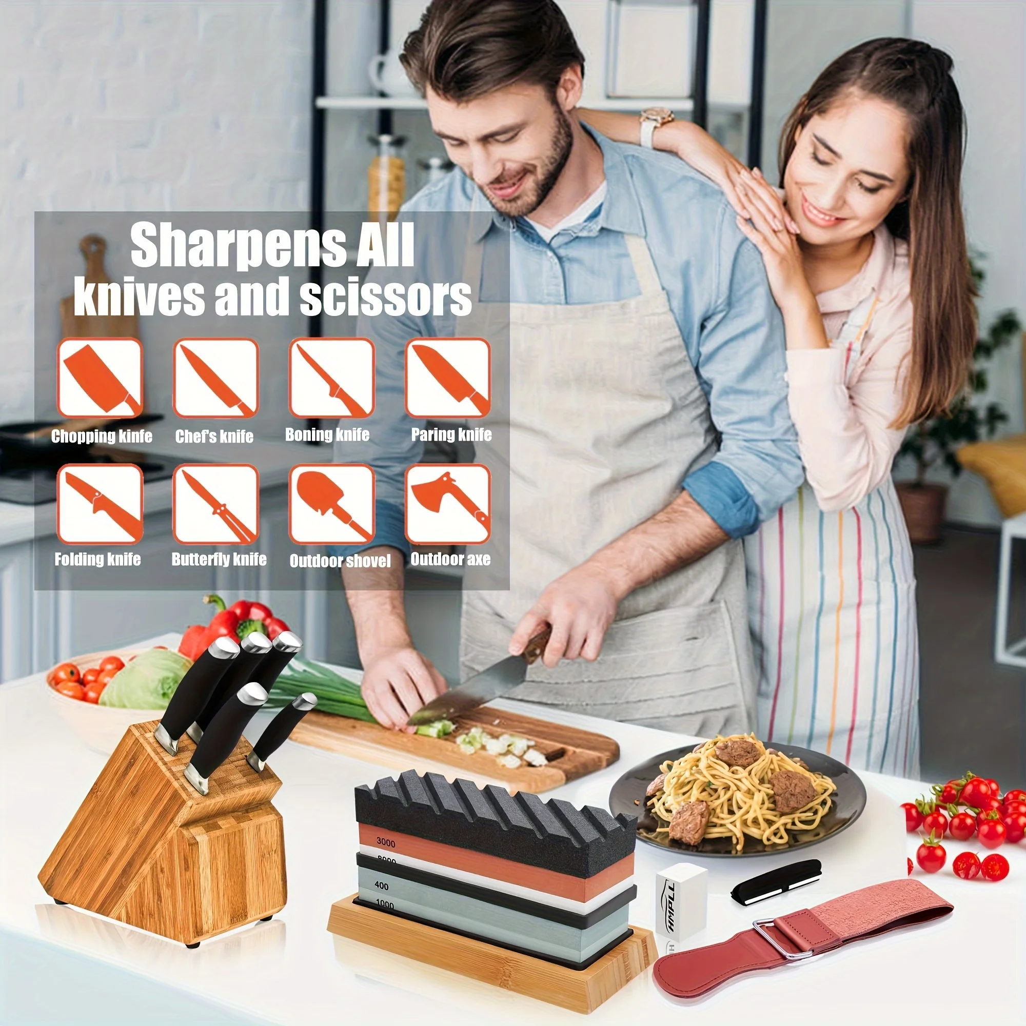 Knife Sharpening Stone Kit 6
