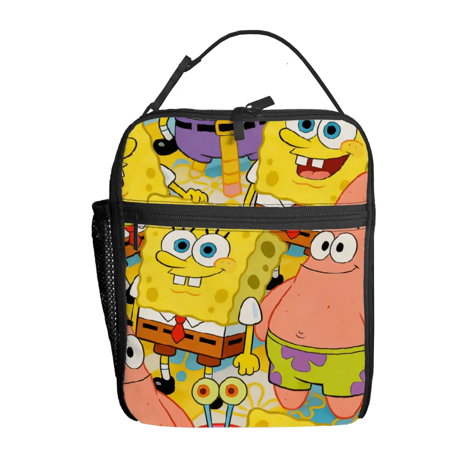 

1pc SpongeBob and Patrick Star Lunch Bag Handbag High-Quality Cute Casual Party Picnic School Gift for Daily Use