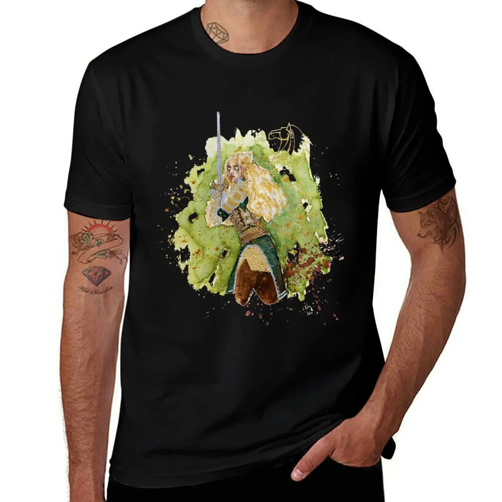 

Eowyn of Rohan T-Shirt Large Size Basic Casual T-Shirt
