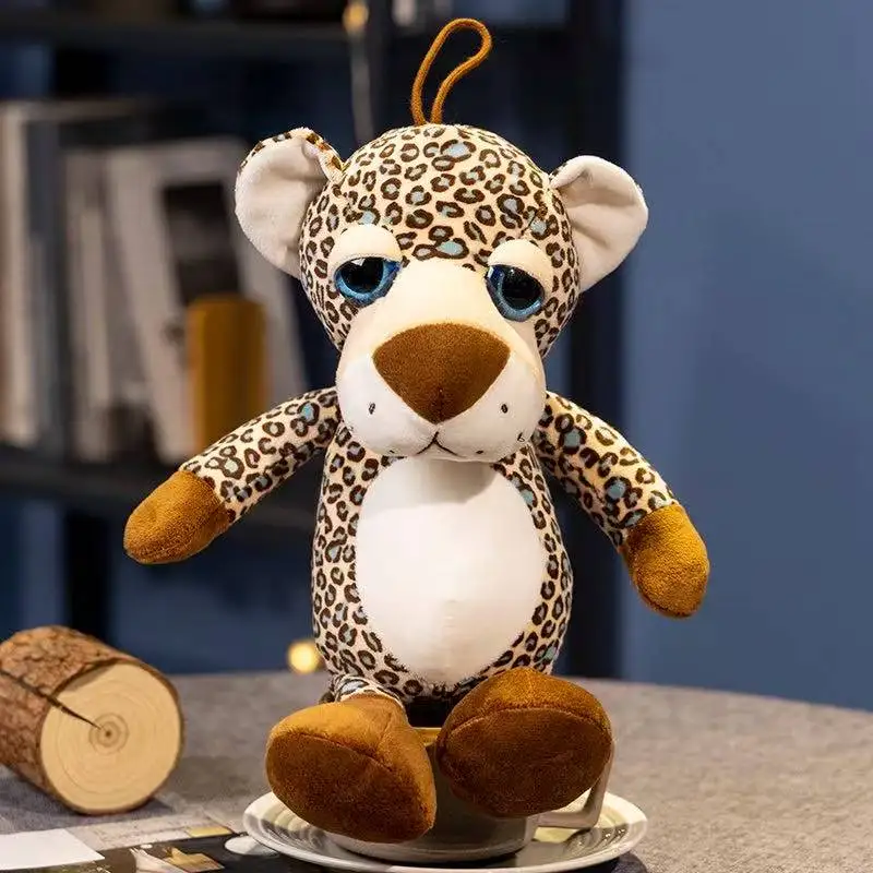 Nieuwste Fun Zoo Grote Ogen Dierenpop Kawaii Gevulde Knuffel Handgemaakte Pop Cartoon Anime Schattige Kinderverjaardagscadeau Pop