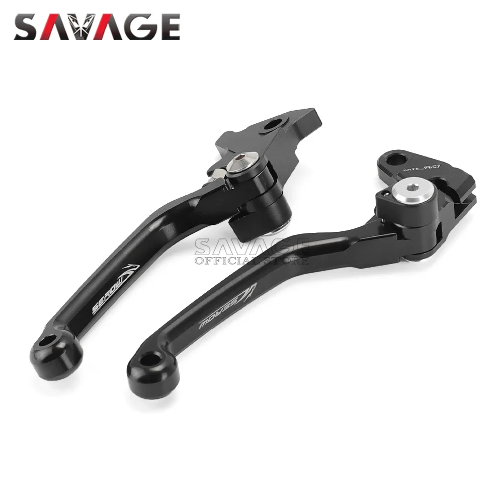 Pivot Brake Clutch Levers For YAMAHA XT250 XT225 XT 225/250 SEROW 1995-2024 Motorcycle Dirt Pit Bike Handles Logo SEROW Off-Road