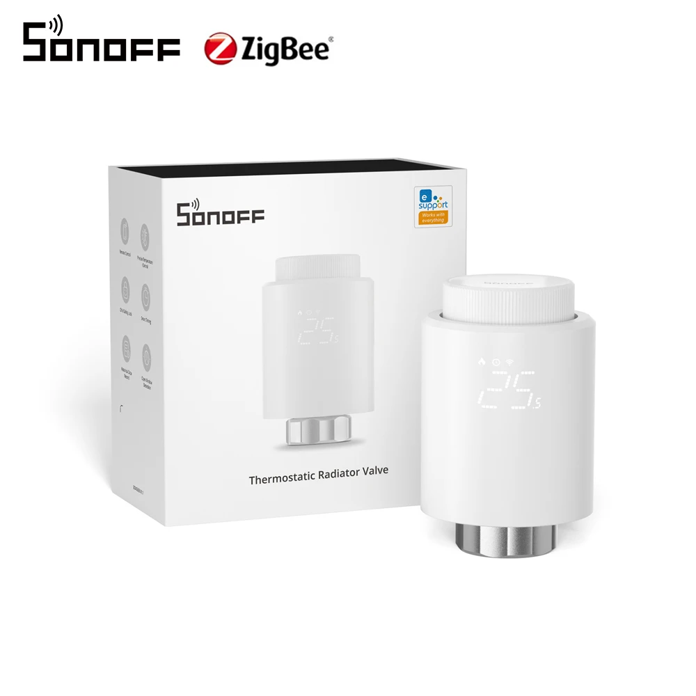 SONOFF TRVZB Thermostatische Radiatorkraan Smart TRV Zigbee Thermostaat Actuator Temperatuur Verwarming Controle Ondersteuning Alexa ZHA 2mqtt - afbeelding 1