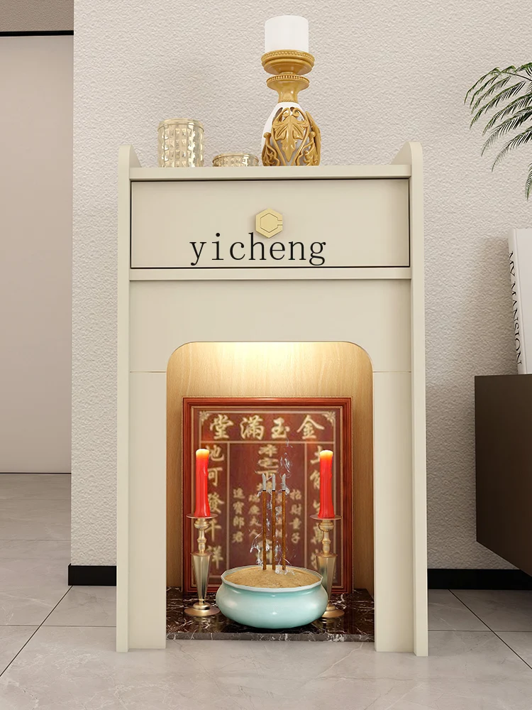 ZK Household Buddha Cabinet Living Room for Pedestal Family God  Incense Table Buddha Table Chinese Style Clothes Closet