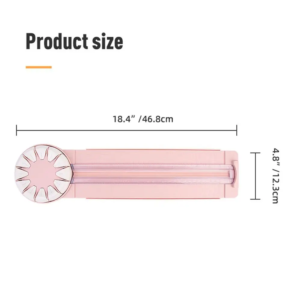 12 In 1 360 Degree Rotary Paper Cutter Hand-Cutting Paper Trimmer Multi-Functional Handheld Craft Paper Cutting Tool