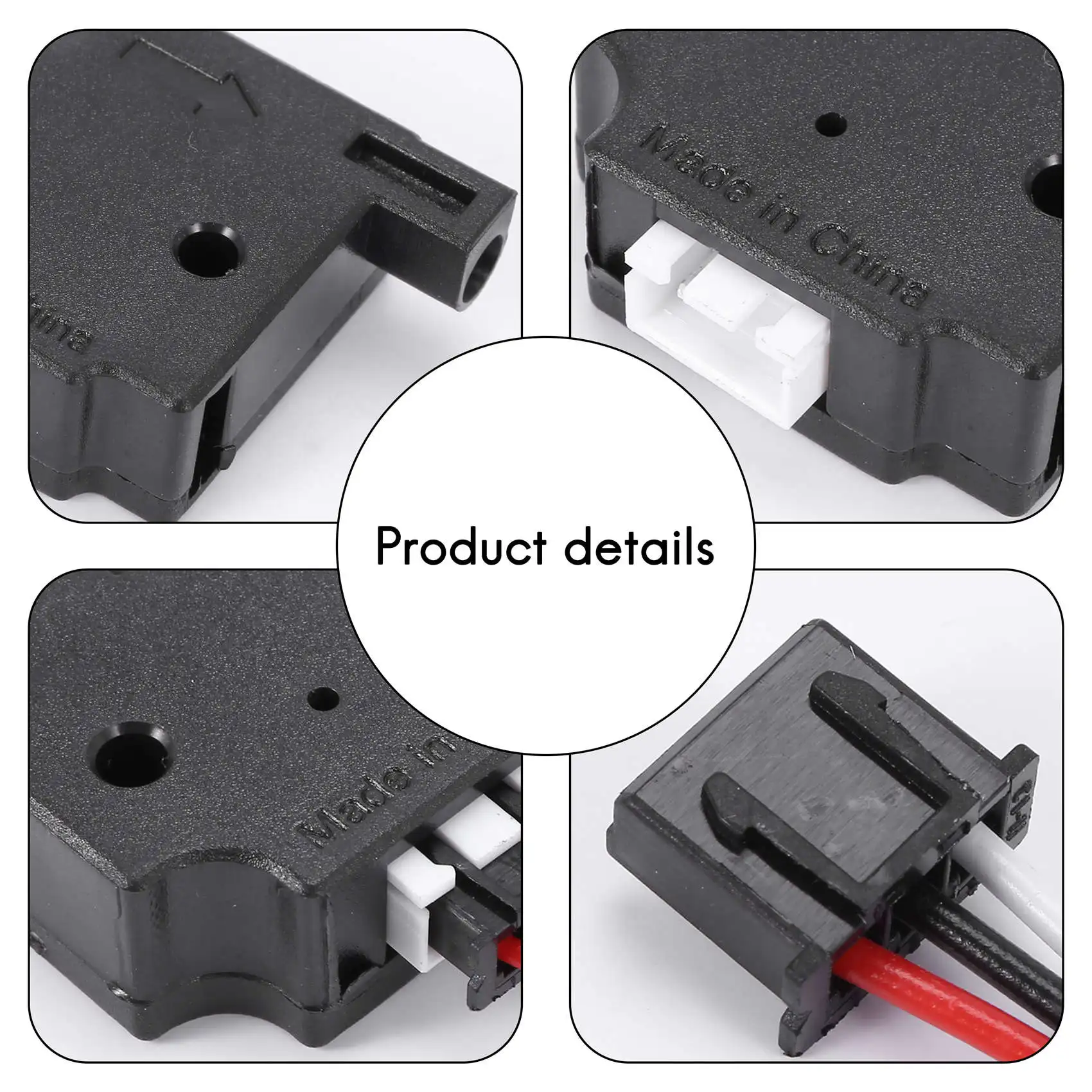 3D 프린터 필라멘트 감지 모듈, 1m 케이블, 런아웃 센서, 재료 런아웃 감지기, Ender 3 CR10 3D 프린터 핫