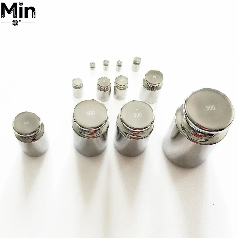 F1 Grade Stainless Steel Calibration Weights 1mg To 500g Boxed Standard Calibration Weights for Electronic Balance Scale