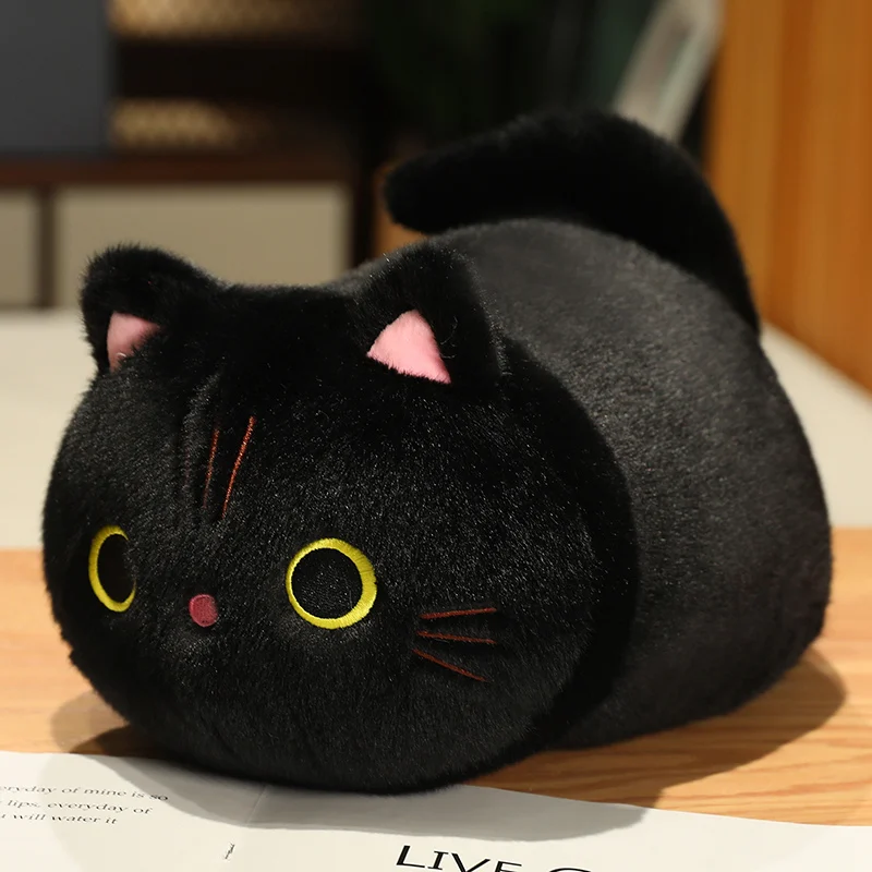 25-50CM Cartoon Kawaii Cat Stuffed Animal Plush Toy Lovely Cat Doll Children's Sleep Pillow Christmas Kawaii Decorative Gifts image 3