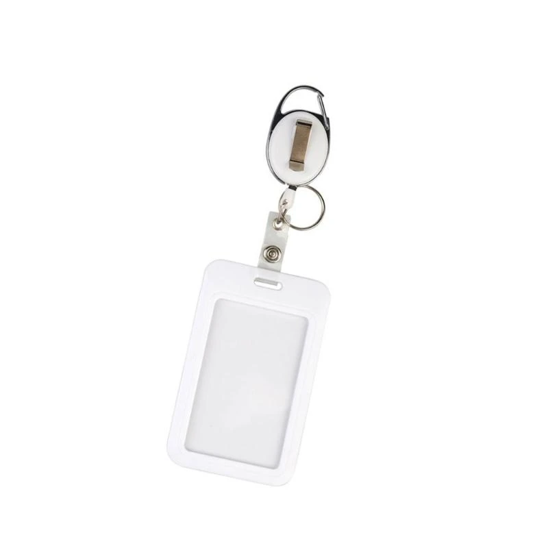 

39BD Sturdy Vertical Badge Holder with Retractable Reel Convenient for Employees Students and Frequent Commuters