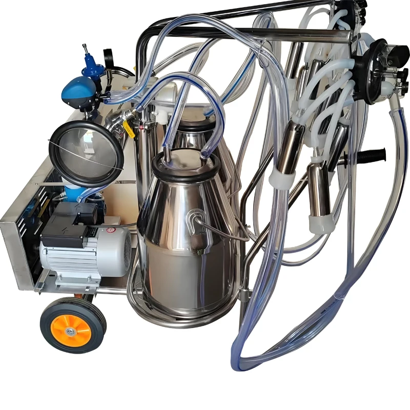 

Stainless Steel Portable Fully Automatic Milking Machine for Cattle and Sheep, Farm Livestock Use