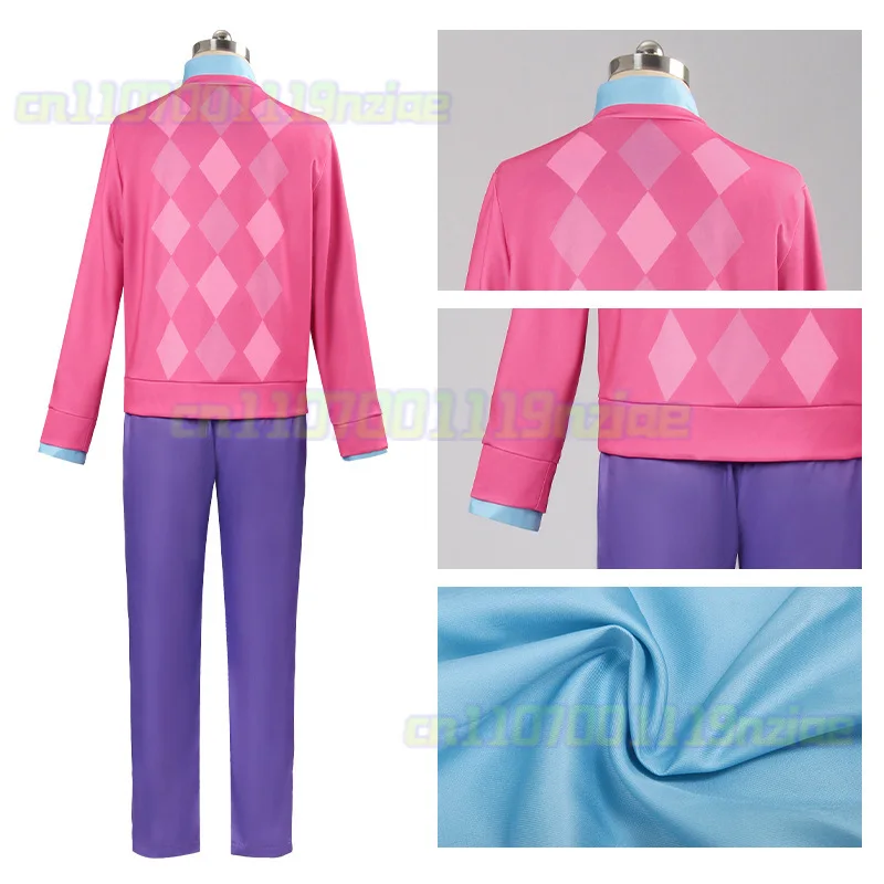 Dämonenjäger von KPop Saja Jungen Cosplay Baby Kind Männer Perücke Hut Tuch Party Verkleidung Outfit Anzug Halloween Rollenspiel Kostüm Karneval