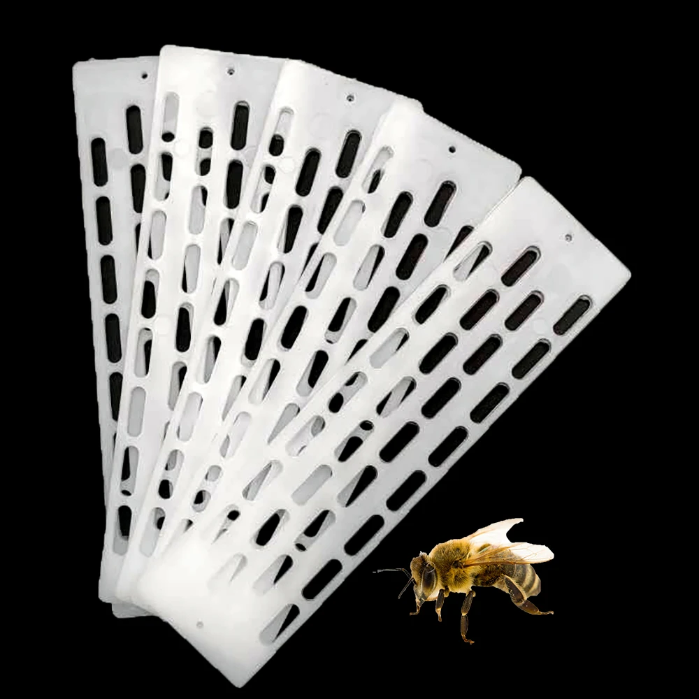 Colmena Beekeeing  plástico con huecos  3,8mm, protector  entrada, excluidor  reina con ventilación para colonia  migr