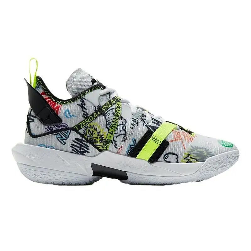 Nike Jordan Why Not Zer0.4 Graffiti Sneakers shoes DD4886-007