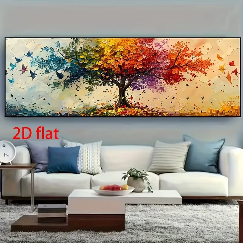 A 2D Flat Canvas Art Piece Measuring 27.56 by 55.12 Inches Or 70 by 140 Centimeters, Featuring a Modern Abstract Design of a Win