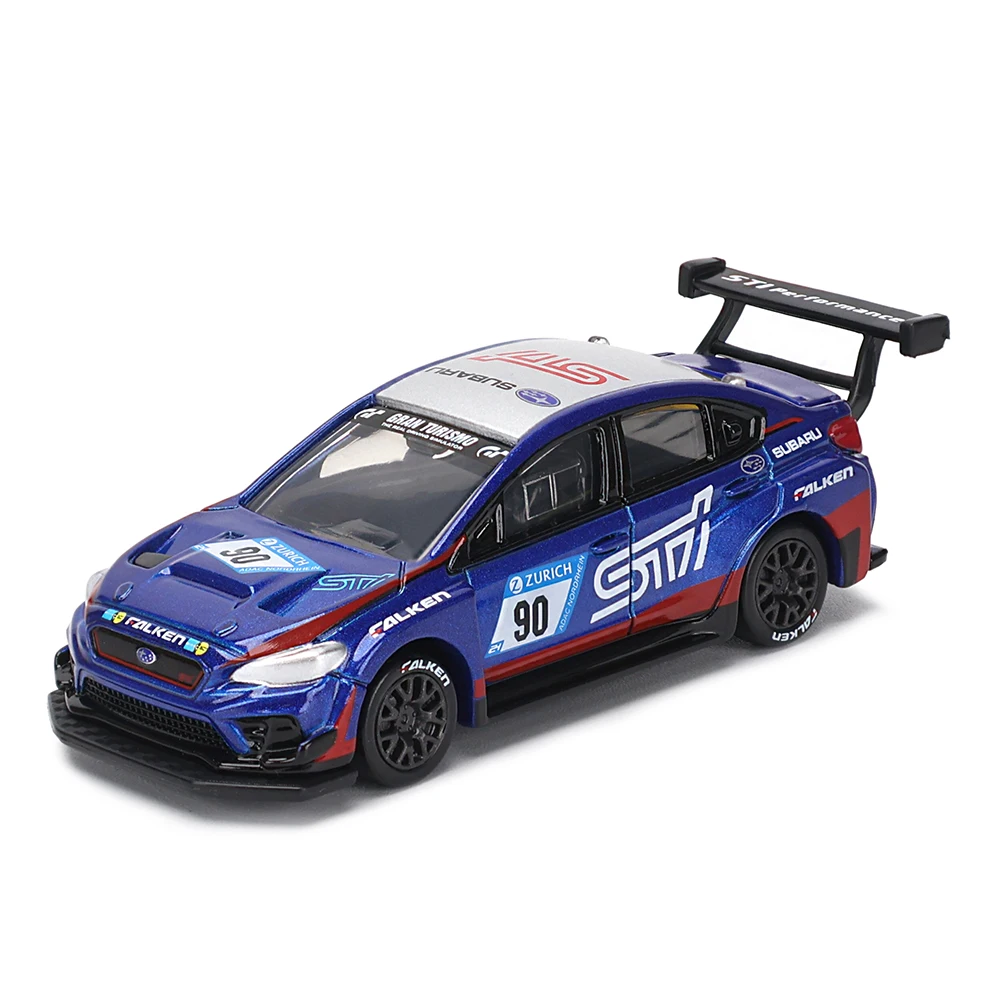 Takara Tomy-modelo de coche de aleación Lamborghini Subaru TOYOTA CADILLAC, colección de fundición a presión, regalo clásico, juguetes para niños