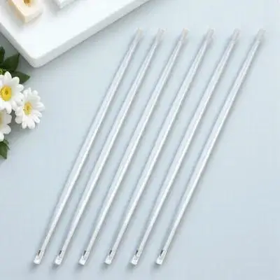 

6pcs Vertical Blind Wand Replacement Hooks Long Transparent Stick For Window Opener Rod Home Accessories Pom Material