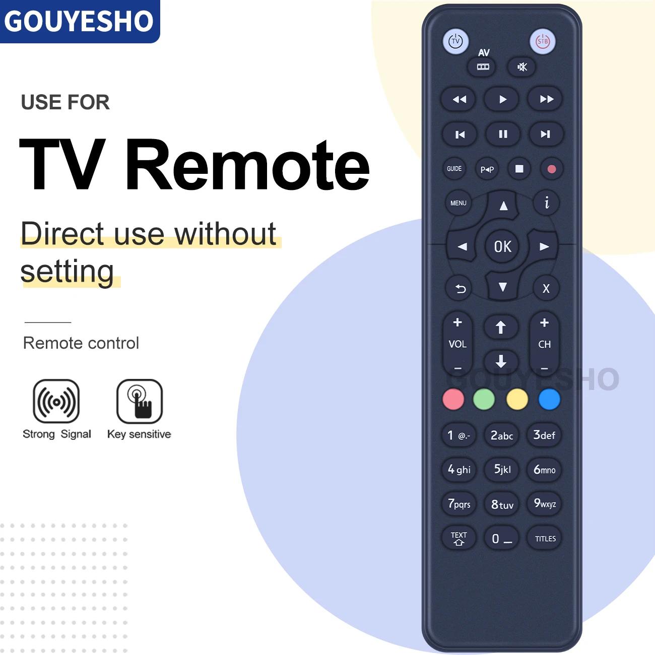 New RC3254542/02 Remote Control for MOLDTELECOM TV BOX