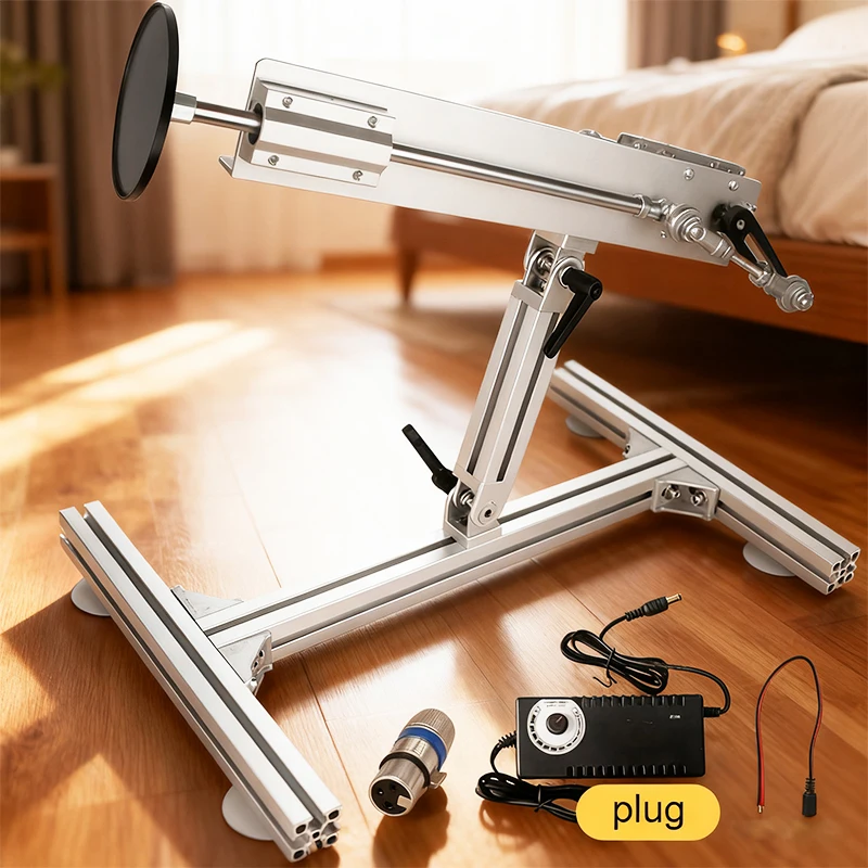 Actionneur linéaire télescopique réglable, course de 20mm-80mm, avec contrôleur de puissance, 200 tr/min, connecteur/ventouse/support 3XLR en option