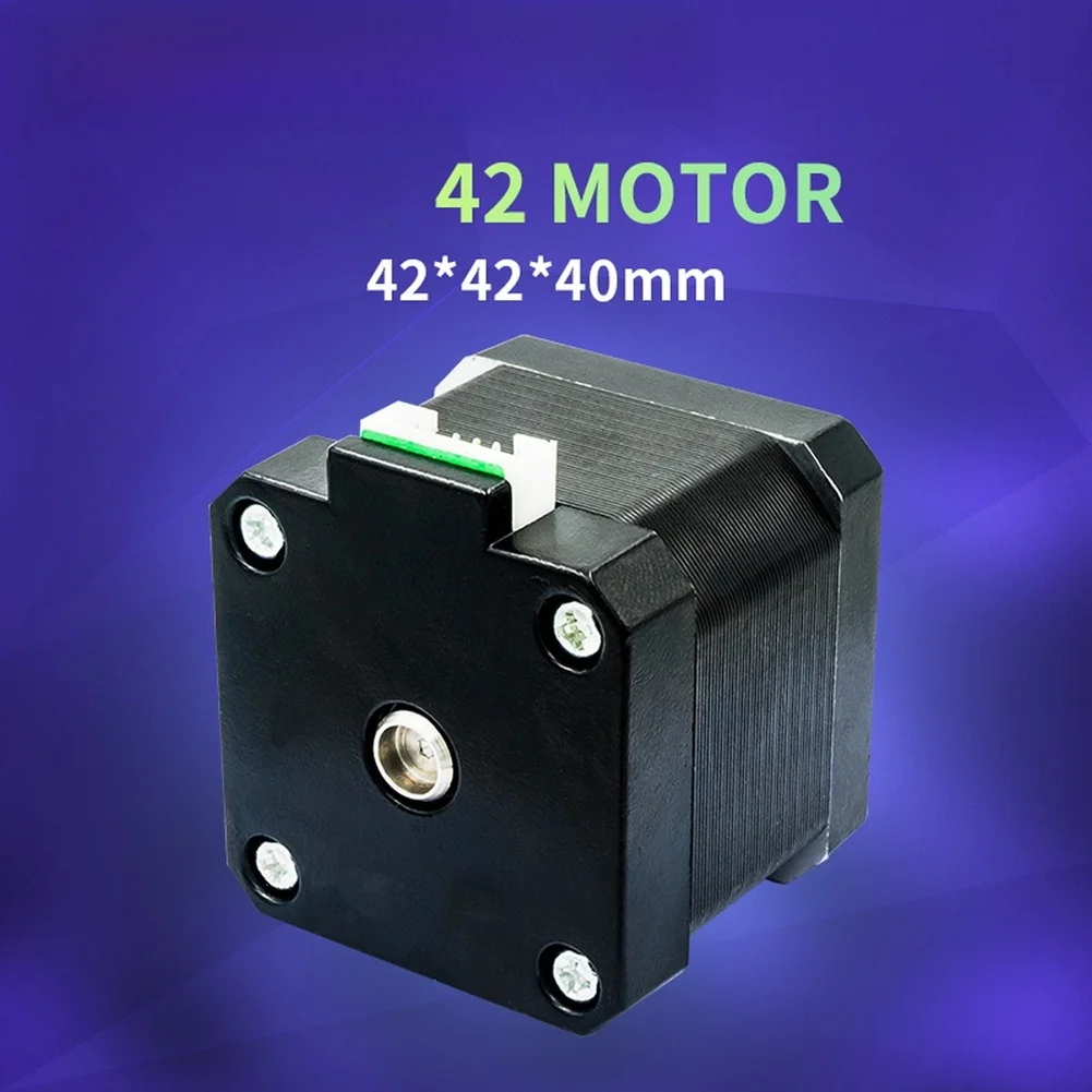 Stepper Motor for MKS 42 1503 Compatible Devices Two Phase Four Wire 42mm Height 1.8 Degree Step Accuracy and D Shaft Output