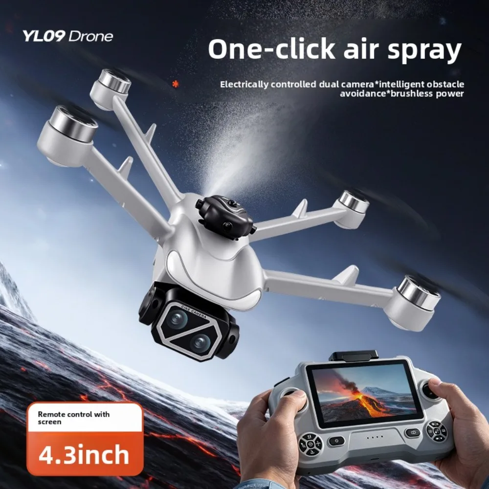 Spray Drone Brushless Optical Flow Obstacle Avoidance Remote Control  Aircraft ESC High Definition Aerial Photography Quadcopter