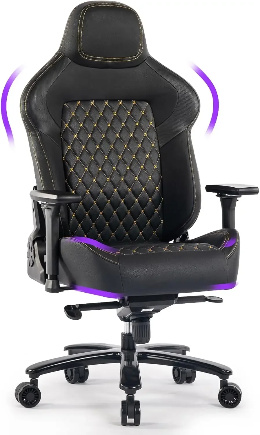 440LBS Gaming Chair , Gaming Chair for Heavy People Ergonomic High-Back Computer