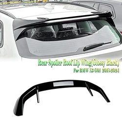 For BMW X3 G01 2018 2019 2020 2021 2022 2023-2025 Rear Trunk Roof Spoiler Wing Lip Carbon Fiber Look/Gloss Black Upper Splitter