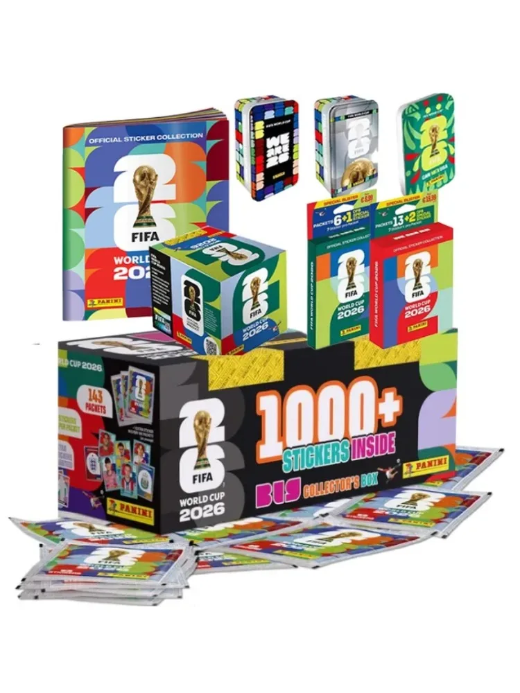 Echte 2026 FIFA Panini Weltmeisterschaft Internationale Version Aufkleber Limitierte Fußball-Sammlerstücke Seltenes Souvenir Feiertagsgeschenk