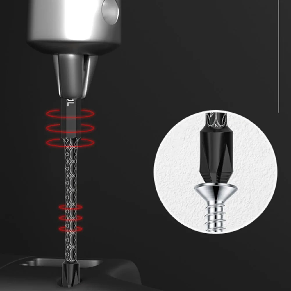 For Strong High-Strength Operations Anti-Slip Screwdriver Bit Power Drilling Bit Color As Picture Wear-resistant 65mm 70mm