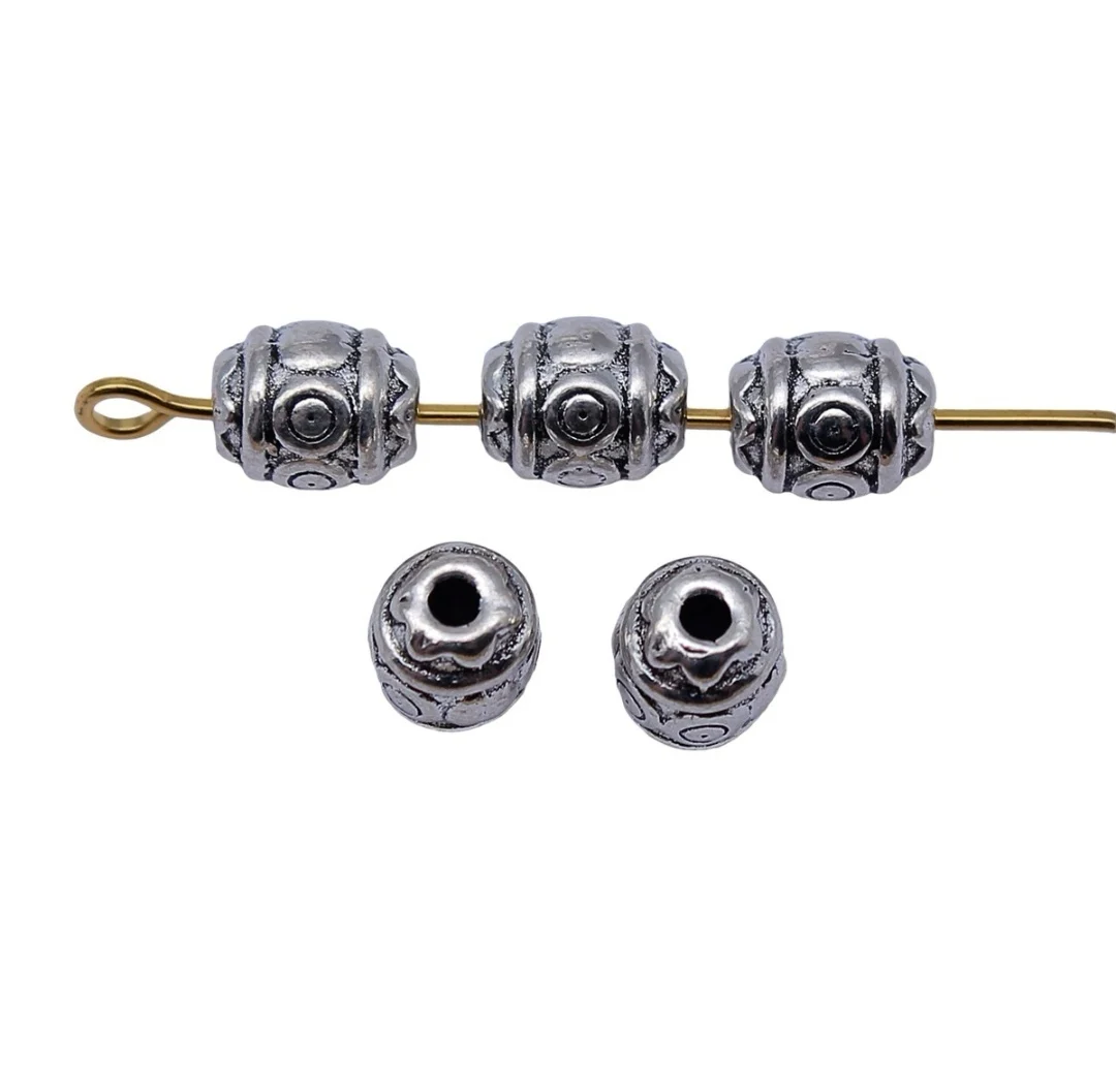 

40pcs 7.1x5.9x5.9mm Zinc alloy metal tibetan silver,antiqued bronze plated bead T1498 for jewelry making