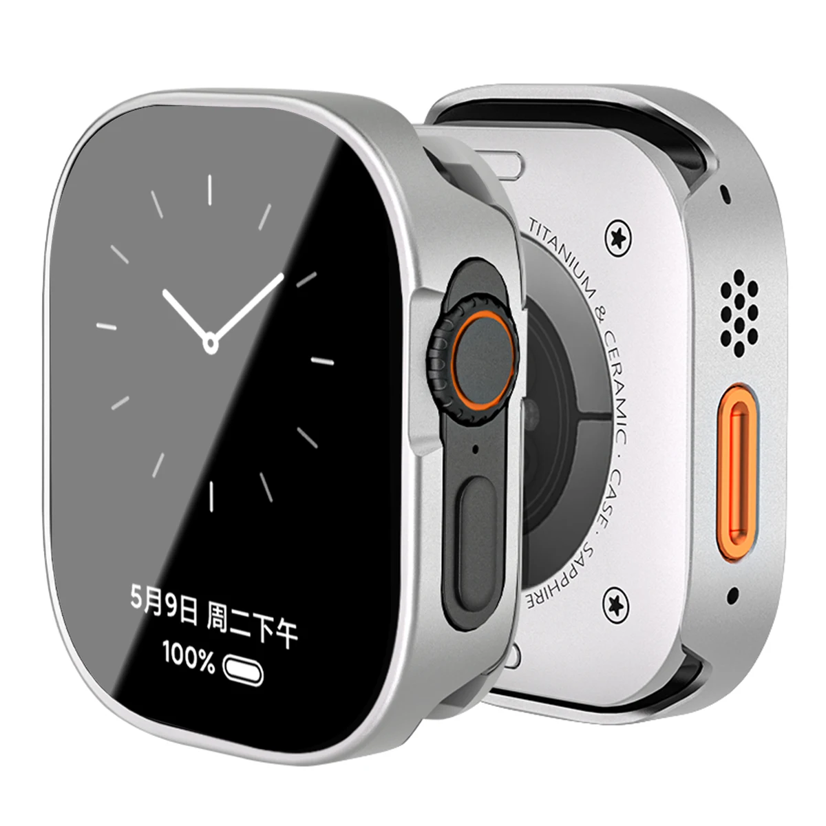 Wasserdichtes Gehäuse aus Metalllegierung für Apple Watch Ultra 2 49 mm 46 mm 45 mm 44 mm 42 mm Hard Full Cover Protect Iwatch Serie 10 9 8 7 6 SE
