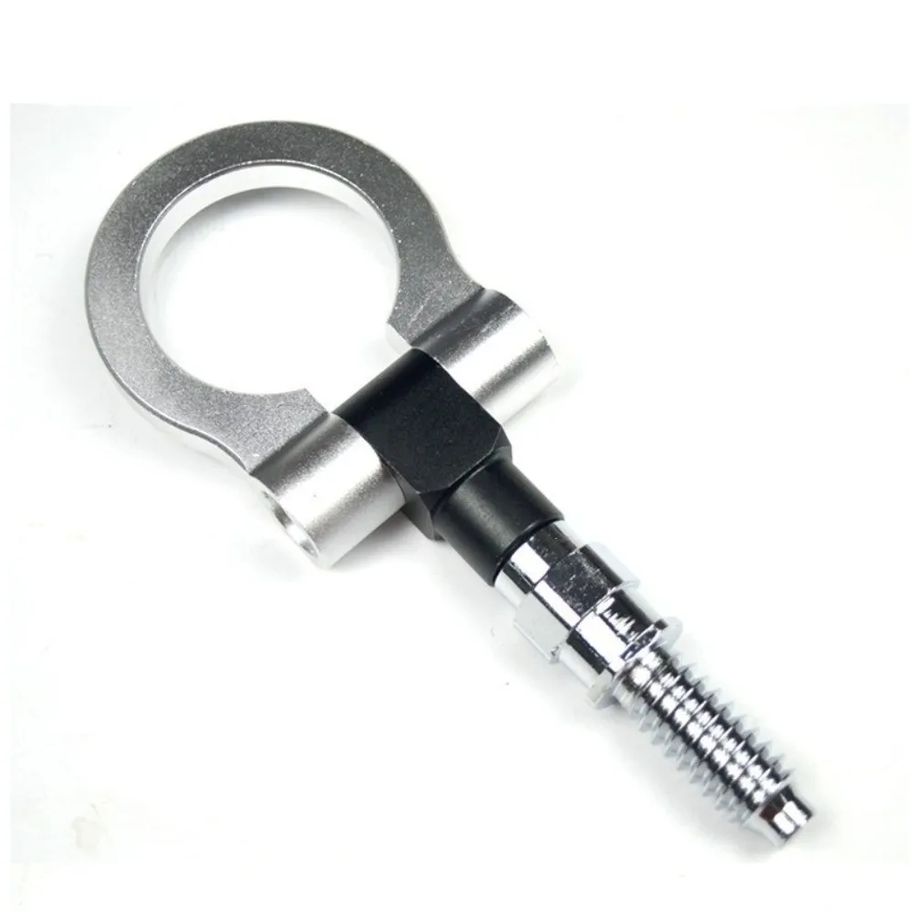 Universal Fit Racing Tow Hook Front Rear Use Aluminum Material Car Trailer Hook Multiple Colors Tow Bar Accessories