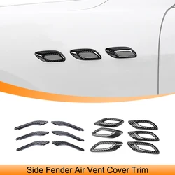 Car Side Air Vent Fender Cover Trim Intake Vent Trim Decal for Maserati Ghibli 2014-2021 Levante 2016-2021 Exterior Accessories