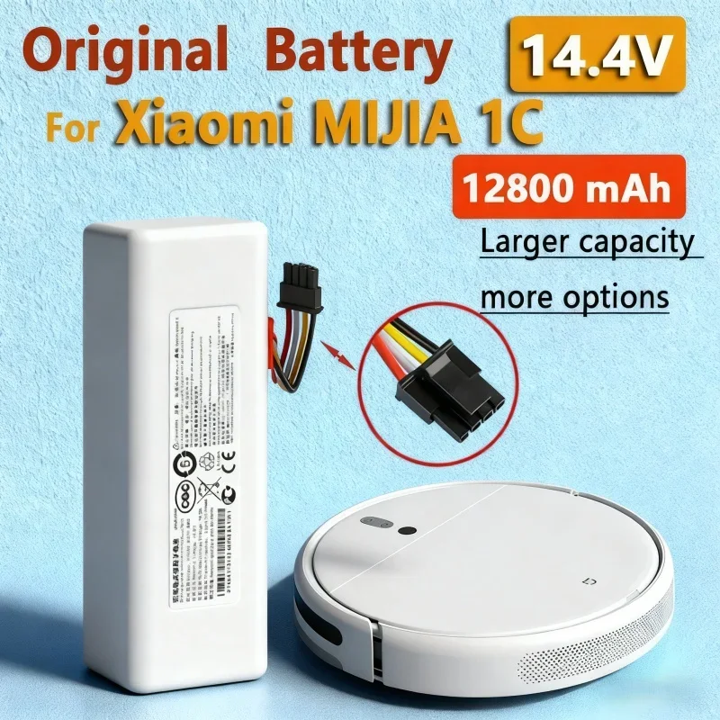 

Аккумулятор 14.4V P1904-4S2P-MM для робота-пылесоса Xiaomi, аксессуары для робота-уборщика, сменный аккумулятор