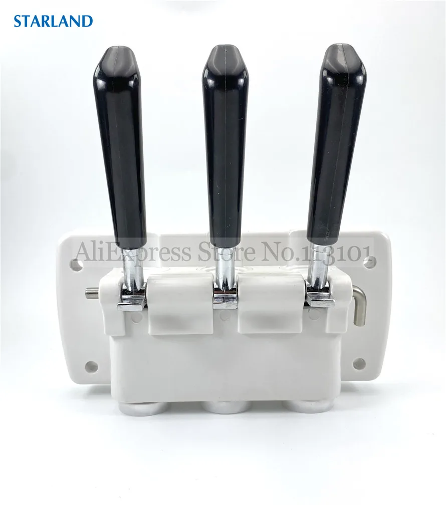 

One Set Head Front Panel Valve Door Plate Spare Parts 3 Handles Spelor BQL Soft Serve Ice Cream Machines Accessories Replacement