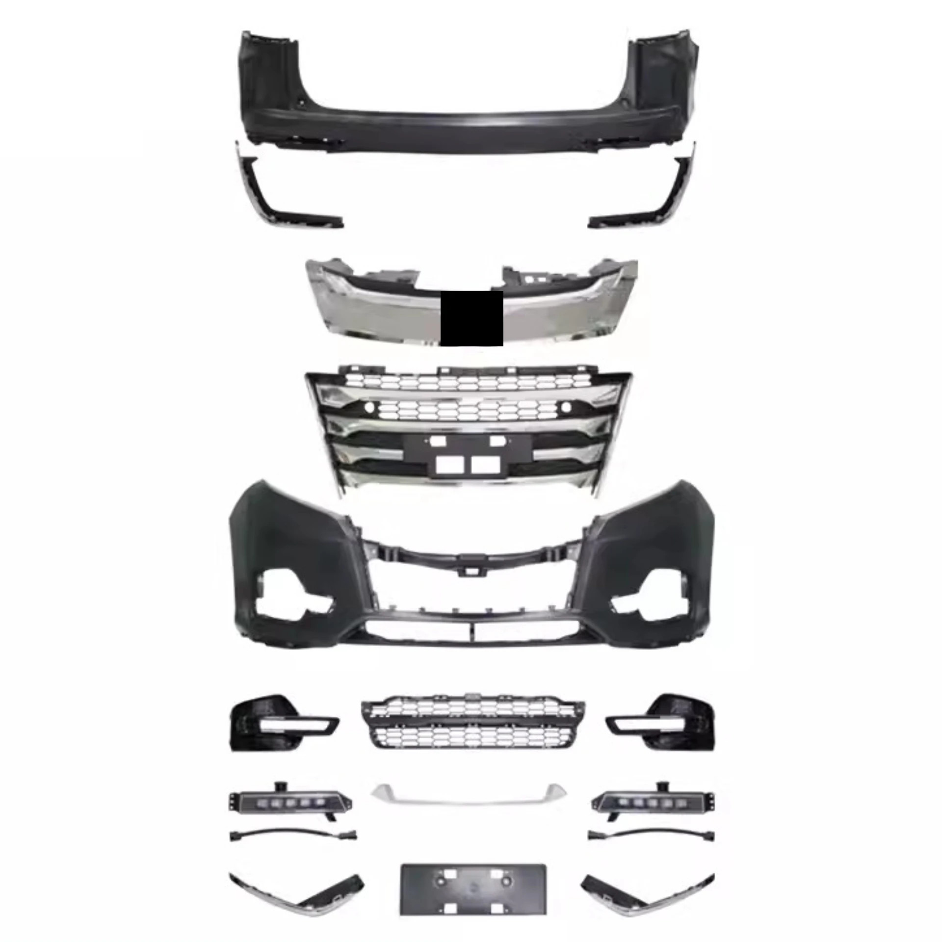 

New Style Front Rear Bumper Assembly Grille for Honda Odyssey RC3 2015-2018 Upgraded Body Kit Car Accessories