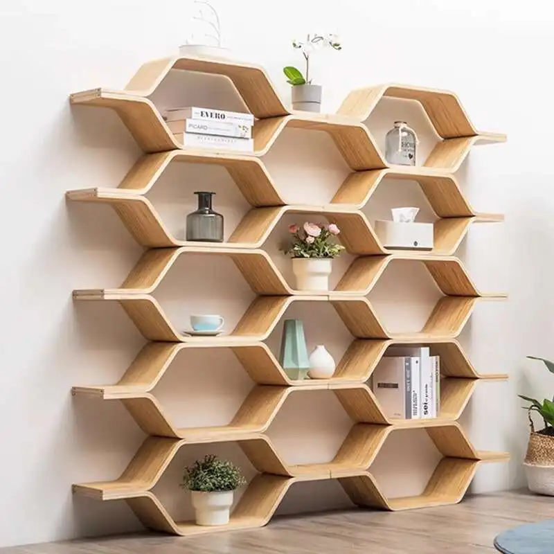 

Wall Repisas Display Stand Storage Corner Box Wooden Nordic Shelves Living Room Bedroom Book Plant Estante Home Decorations
