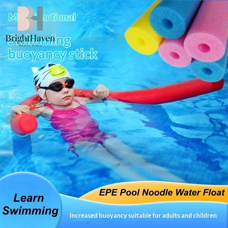 

1Pcs Colorful Hollow Foam Pool Swim Noodles High Buoyancy Soft Texture For Family Pool Games Summer Water Fun Kids And Adults