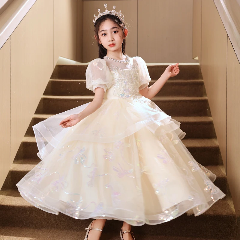 

Новые платья для девочек на свадьбы, для выступлений с цветами, для фортепианных концертов и для ведущих мероприятий