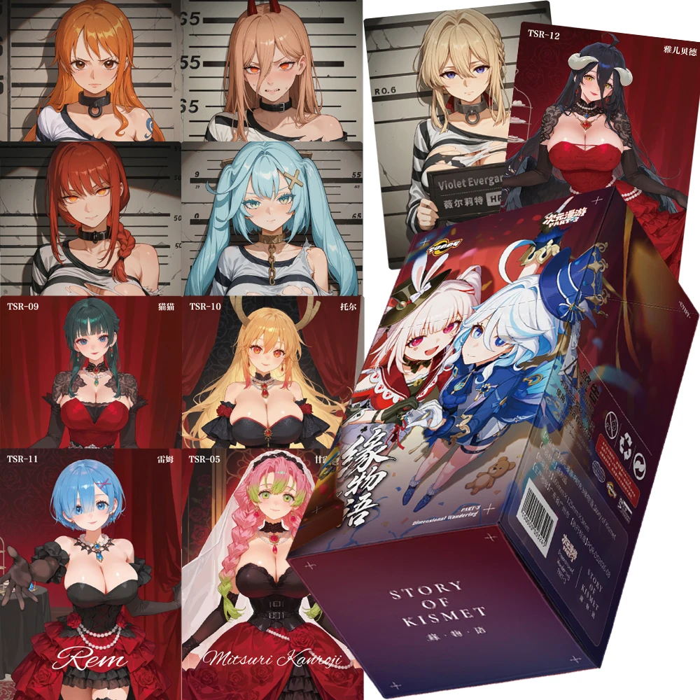 Story of Kismet Collection Cards Part 3 Peripheral Gifts Enchanting Lovely Anime Character Surprise Creative Cards ‌For Adult‌