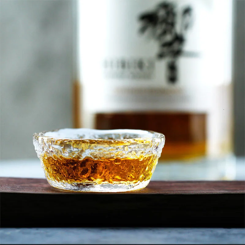 35ml Mini First Snow Whisky Fragrance-smelling Cup Home Bar Japanese Sake Bowl Teacup Best Artistic Conception Enjoy Wine Glass