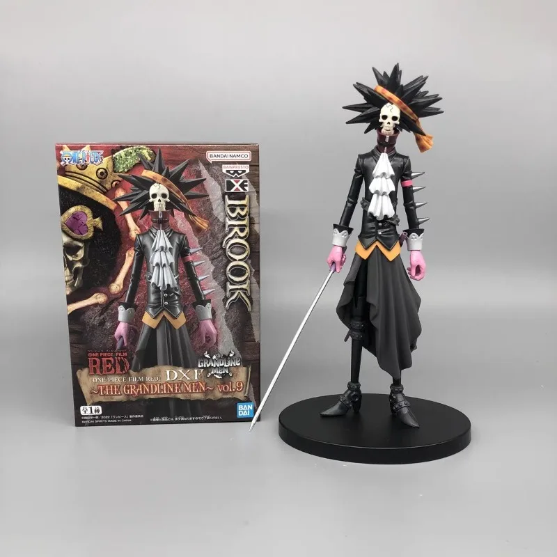 

Bandai Banpresto Original Genuine One Piece DXF OVA RED BROOK Vol.9 Anime Figure Children's Gifts Model Decoration Toy Doll