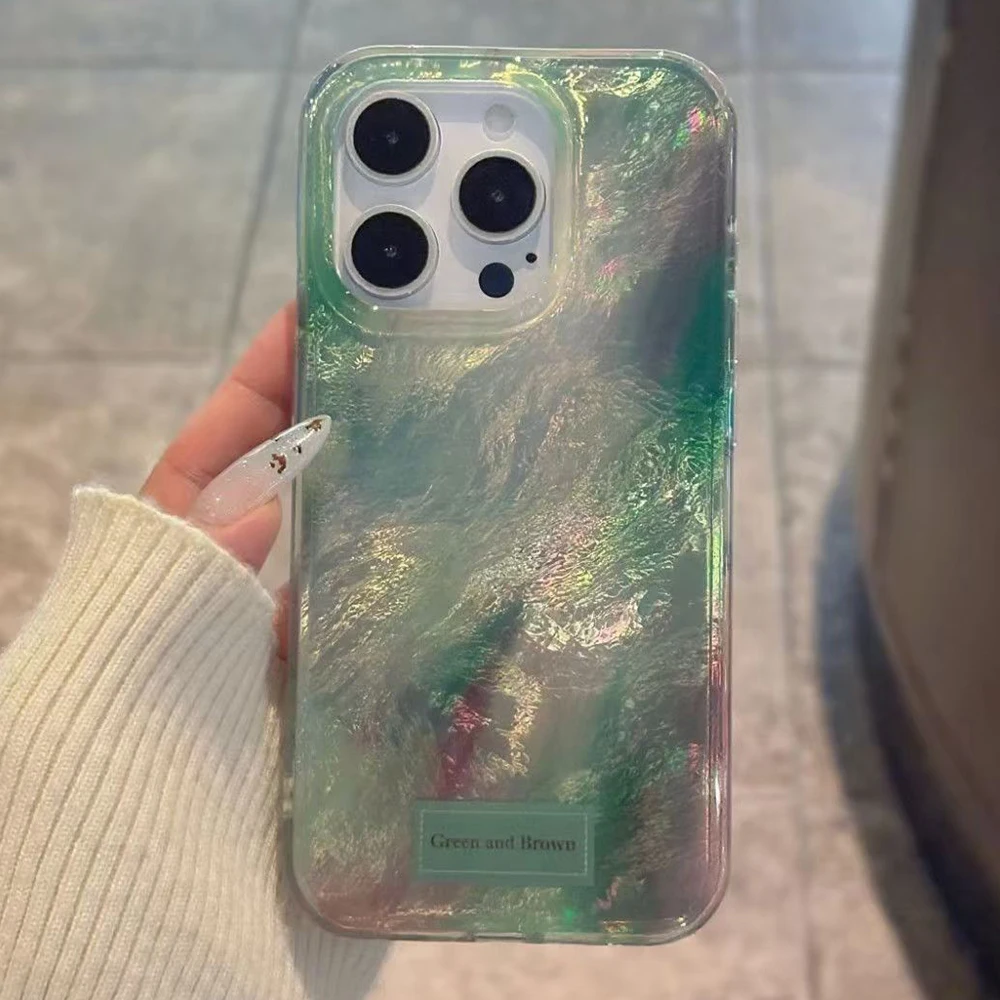 Capa de Celular Estilo INS Ver - Phone Cases Green avaliação e preço