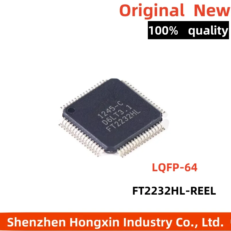 

1pcs new patch FT2232HL-REEL FT2232HL LQFP-64 dual high-speed USB interface IC