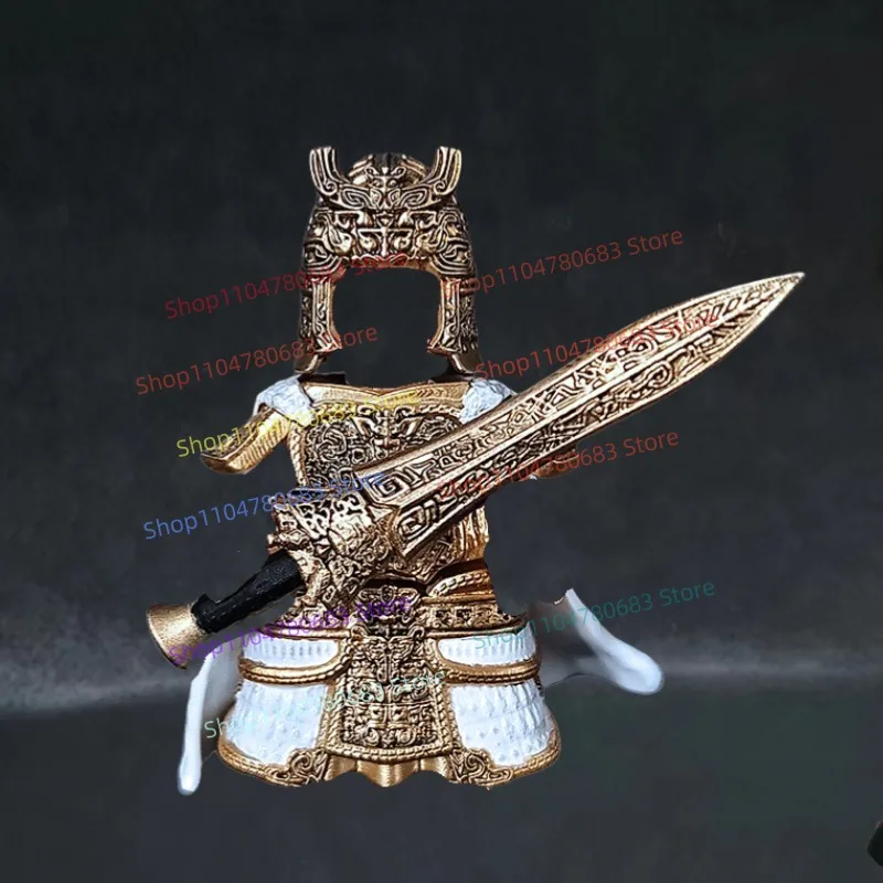 

MOC Building Blocks Fuxing Series King Zhou Armor Miniature Figurine Trendy Toy Collectible Toy Holiday Gift