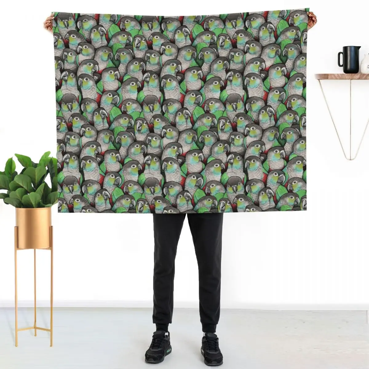 Crimson-bellied Conures Throw Blanket Designers Luxury Thicken For Baby Blankets