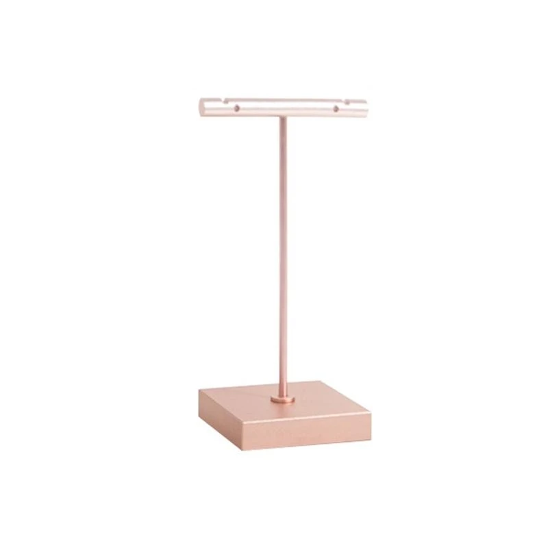 N7MF Metal for T Bar Earrings Tree Organiser Earring for T Stand Ear Studs Rack Retail Holder Jewelry Photography Display for